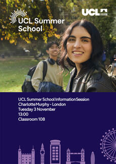Sesión Informativa sobre los cursos de verano que Ofrece University College London 