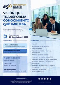 Career Services del ITAM invita a la sesión de reclutamiento remota de Management Solutions